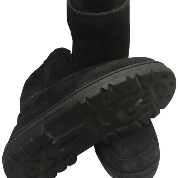 Mini Shoes - Mini UGG Black Boots Size: 5